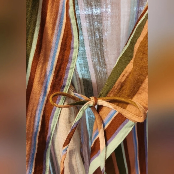 Nordstrom Striped Wrap Top - Picture 2 of 11